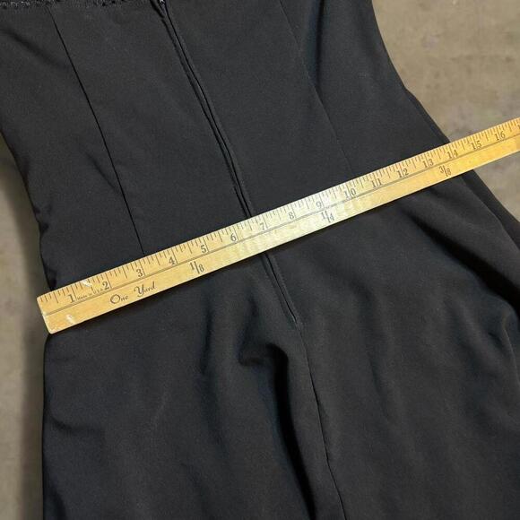 y2k grunge punk corset dress ruby rox NWT sz 6 black & pink radio rebel vibes - Picture 8 of 9